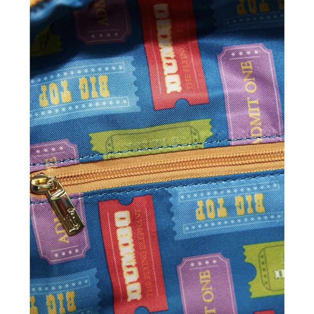 Loungefly Dumbo Mini Backpack BALLOONS Bright Pink & Turquoise Circus DISNEY - Picture 6 of 8